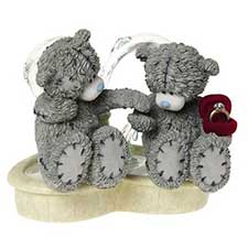 Let Our Love Flow Me to You Bear Figurine Image Preview